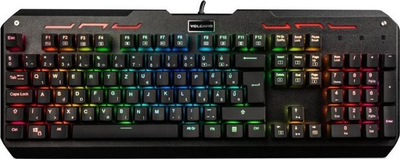 Tastierë lojrash Modecom, Volcano Hammer 2 RGB, DE, e zezë