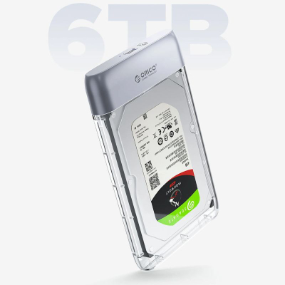 Kuti e jashtme për disk 2.5" Orico TX25C3, USB C 5Gb/s, transparente