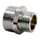 Nyje lidhëse Ferro Nipple N11C, 1/2x3/8", krom