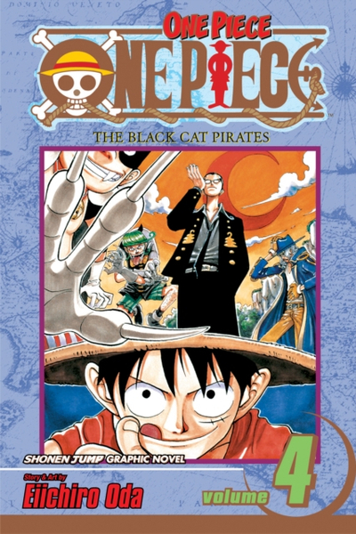 One Piece Vol 4 The Black Cat Pirates - Eiichiro Oda
