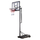 Kosh basketbolli NILS ZDK021, lartësi e rregullueshme, për jashtë, gri e zezë