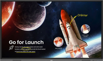 Panel interaktiv BenQ RE8603, 86", 4K Ultra HD, Android 11, i zi