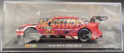 Maket makine BBurago Audi RS 5 DTM, shkalla 1:32, metal, shumëngjyrësh