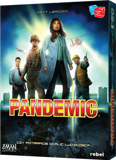 Lojë tavoline Rebel Pandemic, version i ri polak