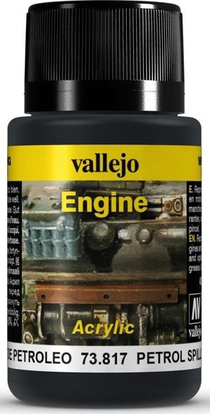 Bojë efektesh për modelizëm Vallejo Petrol Spills, Weathering Effects, 40ml