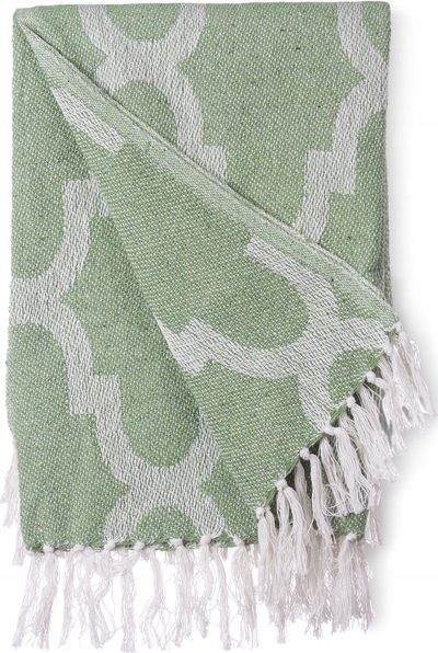 Batanije dekorative Giftdecor MOVA, 125 x 150 cm, 100% pambuk, e gjelbër