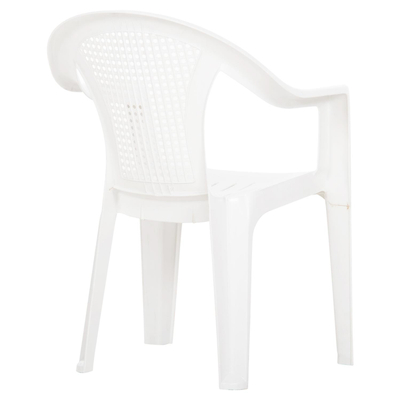 Karrige Tuvana 57×59,5×77 Hcm (HM6145.13), bardhë