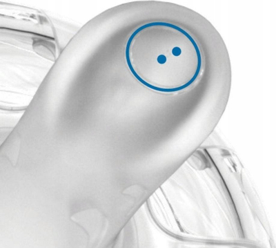Cica silikoni Nuvita Silicone Teat Flow 2, madhësia 3+, rrjedhje mesatare, transparente