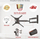 Mbajtëse muri për TV Barkan BM443XL, 13–86\", krah 102 cm, 60 kg, e zezë