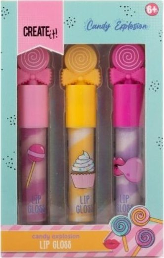 Set lip gloss Sombo Create It, 3 copë, shumëngjyrësh