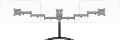Mbajtëse monitorësh HAGOR HA FS, për 3 monitorë 15-27", VESA 75x75 100x100, e zezë
