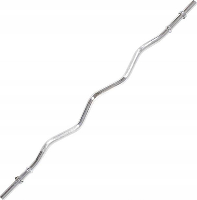 Shirit curl Best Sporting Chrome, 120cm, 30mm, 7.5kg, argjendtë