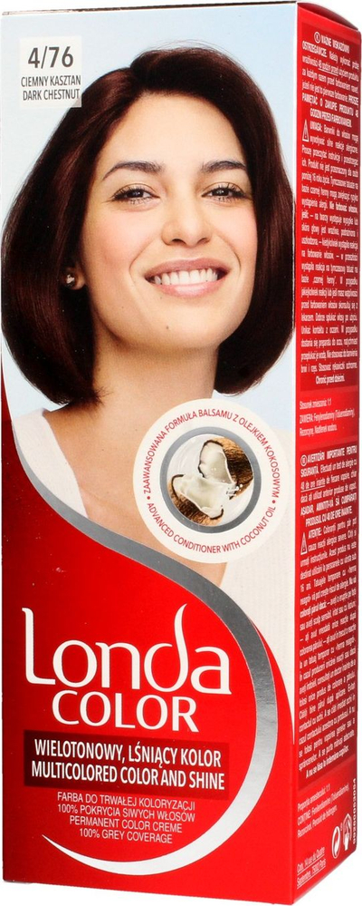 Londa Color Крем Боја за Коса, Темен Кестен 4/76, 110 ml