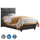Shtrat MILO, stof, 90×200 cm (HM652.01), gri