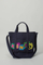 Çantë shpatulle Kenzo Large Broke Boy, me print grafik, rrip i rregullueshëm, blu navy
