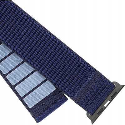 Rrip ore FIXED Nylon Strap për Apple Watch 38/40/41mm, najlon, mbyllje me velcro, blu e errët