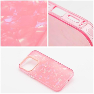 Mbulesë telefoni 4Kom OEM Tutti Frutti për iPhone 16e, TPU PU, rozë
