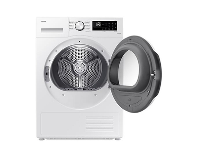 Tharëse rrobash Samsung DV90CGC2A0TE me pompë nxehtësie, motor inverter, e bardhë