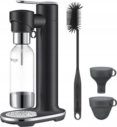 Машина за газирање пијалаци Sage The InFizz Fusion, за газирани пијалаци, Black Truffle