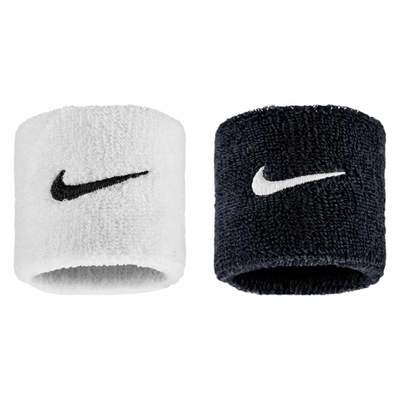 Byzylykë për duar Nike Swoosh Classic, 2 copë, të zinj