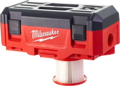 Fshesë industriale Milwaukee M18VC-2, me bateri M18, pa kabllo, e kuqe