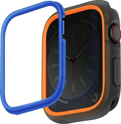 Mbështjellëse Uniq Moduo për Apple Watch 44/45mm, seri 4 5 6 7 SE 8, portokalli blu