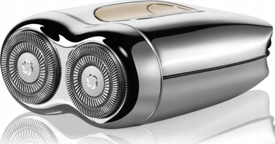 Brisk elektrik Metz Silver Shaver, karikim USB, i argjendtë