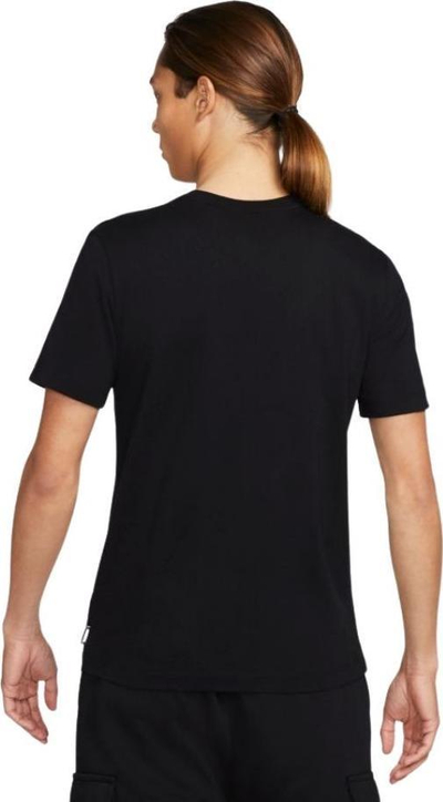 Bluzë Nike FC Tee Seasonal Block, pambuk, për burra, e zezë