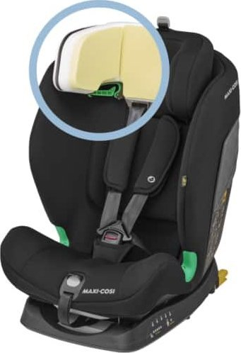 Автоседиште Maxi-Cosi Titan i-Size, група 1-2-3, погодно од 15 месеци до 12 години, црно