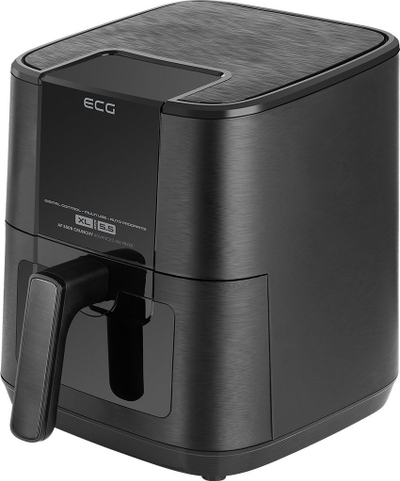 Фритеза на жежок воздух ECG Crunchy AF-5500, 5.5L, 1500W, црна