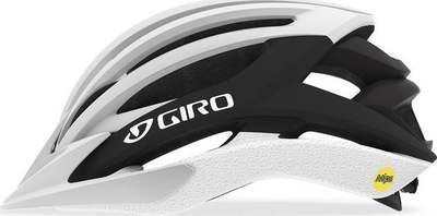 Helmë biçiklete Giro Artex me MIPS t’integrum, për MTB, masa M 55-59 cm, e bardhë me t’zezë mat