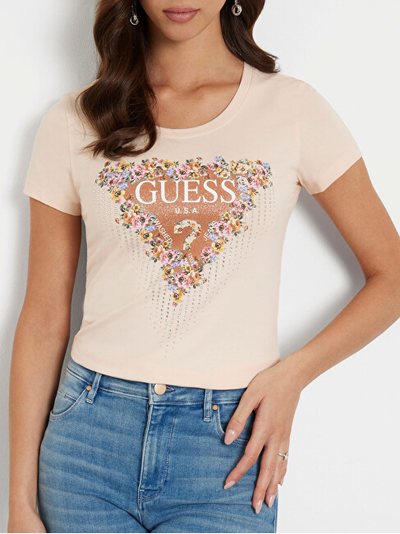 Maicë për femra GUESS, portokalltë
