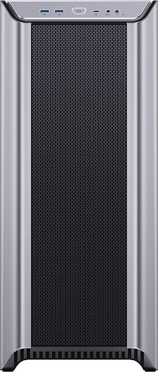 Kasë Jonsbo D500 ARGB, e zezë dhe e argjendtë, Full Tower