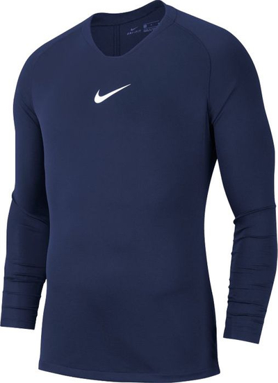 Bluzë futbolli Nike Dry Park First Layer JSY LS M AV2609-410, Dri FIT, mëngë të gjata, blu