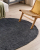 Tapet oval Beliani DEMIRCI, jute natyrale, 160 x 230 cm, i zi