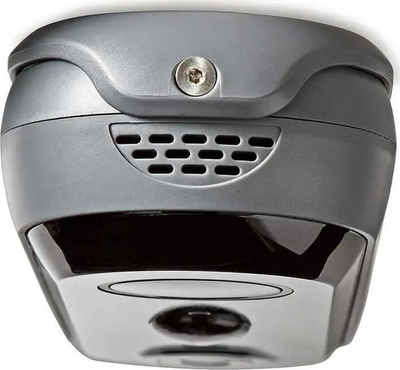 Kambanë dere me WiFi, Smart Video Doorbell, 1080p Full HD, kënd 180°, gri e zezë