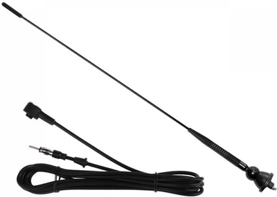 Antena për makinë Sunker A3 ANT0350, universale, me fibër qelqi, e zezë