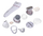 Epilator Philips Series 8000 BRE740/10, me tela qeramike, përdorim i thatë dhe i lagësht, i bardhë