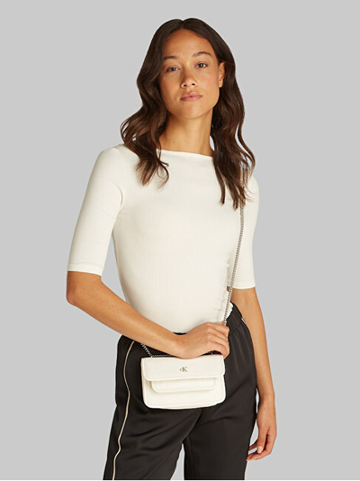 Çantë për femra Calvin Klein, e bardhë