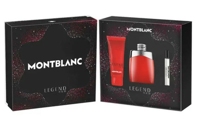 Set dhuratë Montblanc Legend Red , EDP 100 ml + xhel dushi 100 ml + EDP 7,5 ml