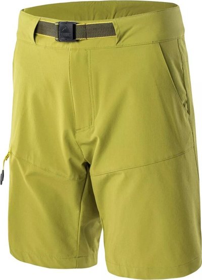 Shorta malore për burra ELBRUS Arne 1/2, material elastik, me rrip, jeshile Woodbine