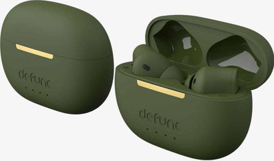 Kufje wireless Defunc True ANC Earbuds, Bluetooth, me kuti karikimi, jeshile