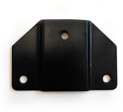Plakë montimi çeliku X, 64 mm, 98 mm, argjendtë