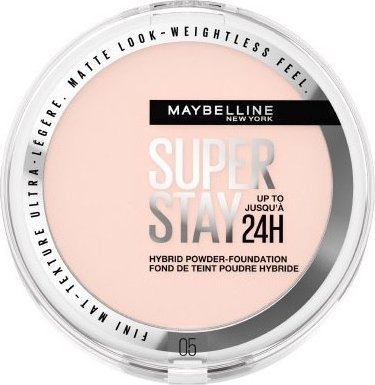 Pudër kompakte Maybelline SuperStay 24H, fondatinë hibride, 9g, nuanca 05