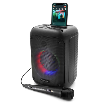 Звучник SQUEAK Beatflow SQ1005, Bluetooth 5.0, со караоке функција, црн
