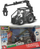 Lodër traktor Bburago Valtra M2 Q, me ngarkues përpara dhe ngarkues drush, 3 trungje 10 cm, shumëngjyrëshe