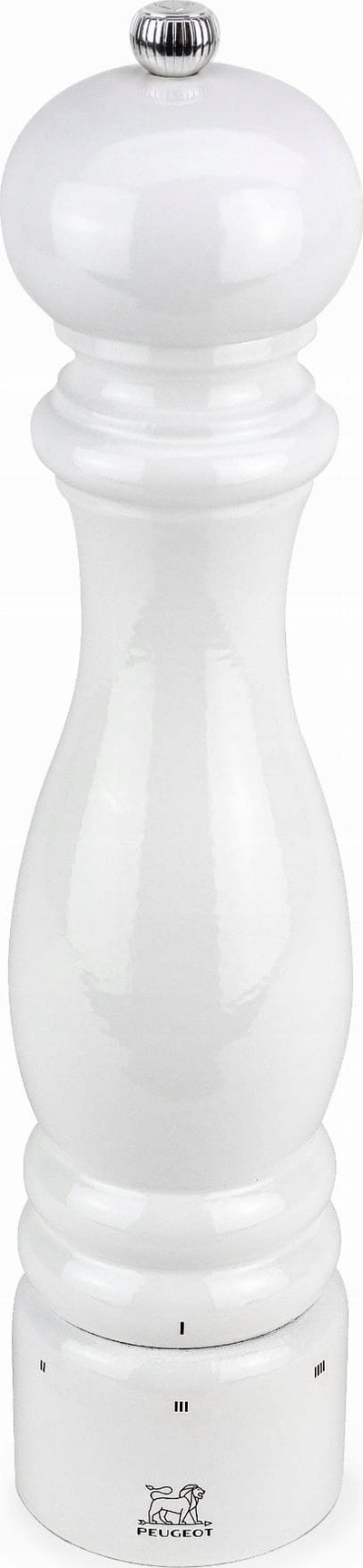 Mulli piperash Peugeot Paris U'Select 12", me rregullim imëtësie, i bardhë