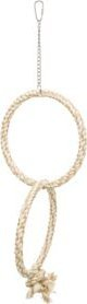 Lodër për zogj Trixie Rope Rings, pambuk, diametër 16 cm