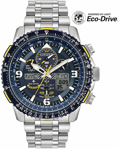 Orë dore Citizen Promaster Skyhawk AT Blue Angels Eco-Drive Radio Controlled JY8078-52L