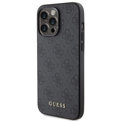 Kapal iPhone Guess GUHCP15XG4GFGR, kapak i fortë për iPhone 15 Pro Max, gri